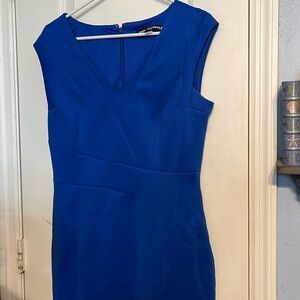 Karl Lagerfeld Paris size 10 royal blue dress. LIKE NEW